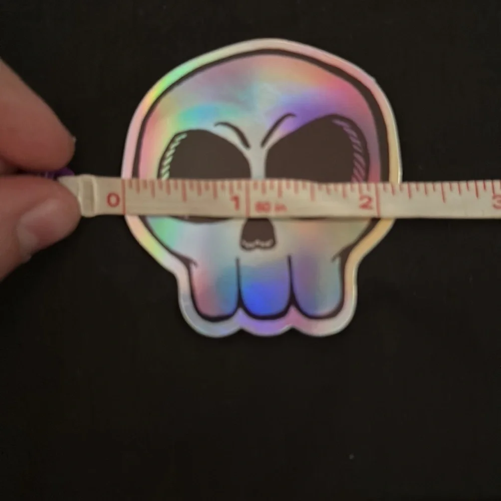 Holographic skull stickers/decals
